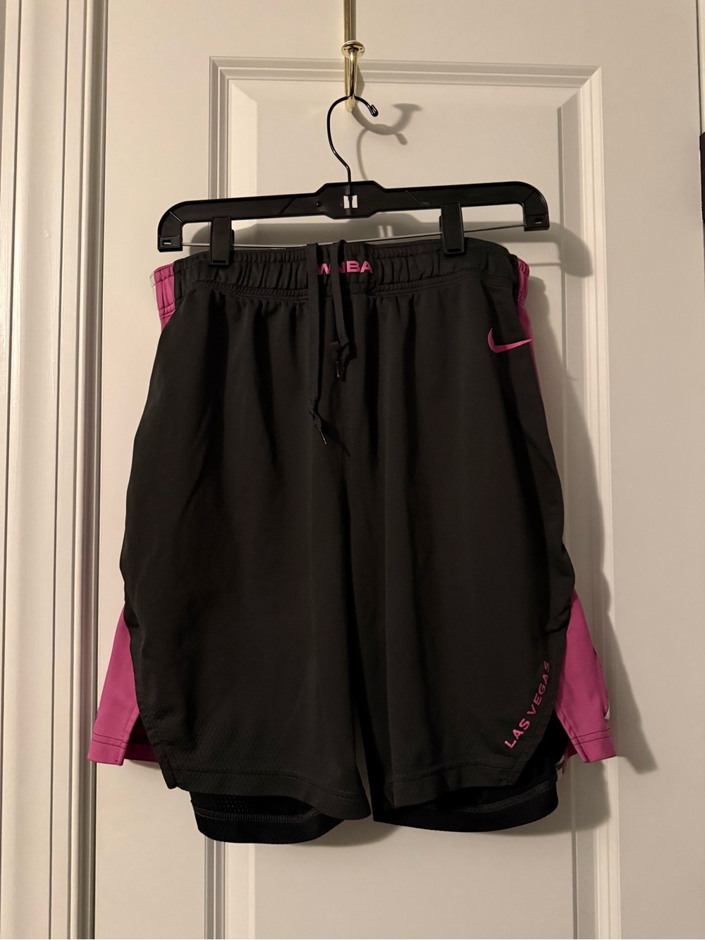 Nike WNBA Las Vegas Aces Breast Cancer Awareness shorts